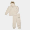 Sonneti Infant London Pullover Hoodie Set Size 18 M Fleece In Ancient Scroll Beige