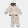 Sonneti Infant Supply & Demand Vito Pullover Hoodie And Jogger Pants Set In Neutral