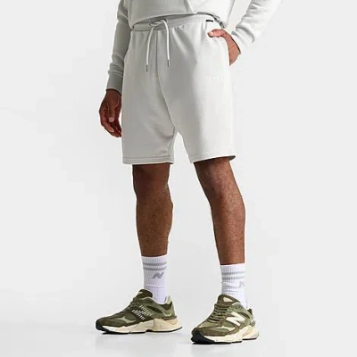 Sonneti Men's French Terry 7" Brom Shorts In Glacier Grey/white