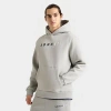 Sonneti Men's Hare Fleece Pullover Hoodie In Glacier Grey/black/white