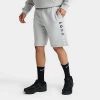 Sonneti Men's Hare Fleece Shorts In High Rise/black/white