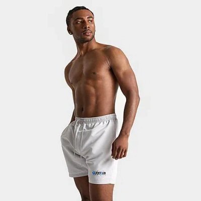Sonneti Men's Splats Swim Shorts Size 2xl Nylon In White