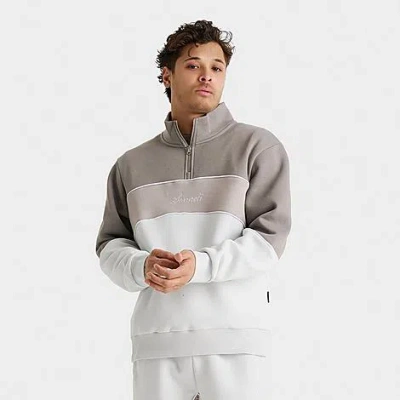 Sonneti Men's Swish Quarter-zip Pullover Top In Multi