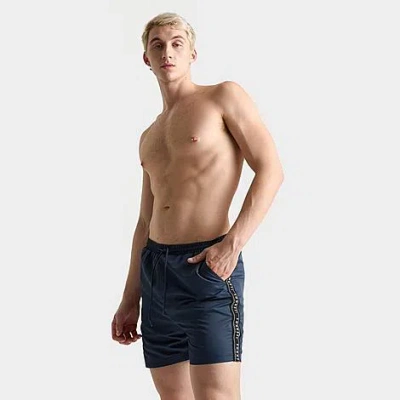 Sonneti Men's Taped Swim Shorts Size Xl In Blue