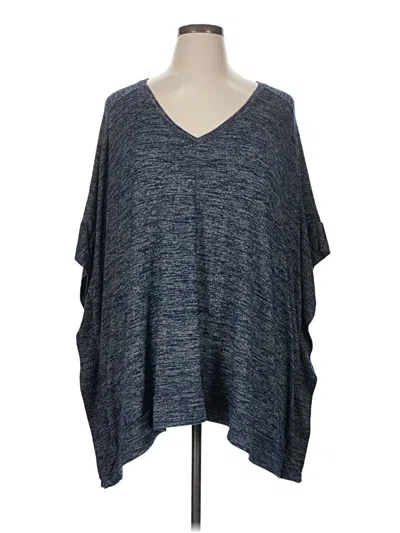 Pre-owned Sonoma Goods For Life 3/4 Sleeve T-shirt In Blue