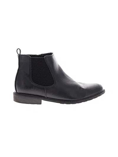 Pre-owned Sonoma Goods For Life Ankle Boots In Black