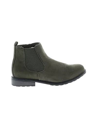 Pre-owned Sonoma Goods For Life Ankle Boots In Green