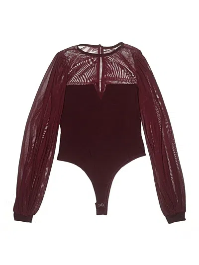 Pre-owned Sonoma Goods For Life Bodysuit In Burgundy