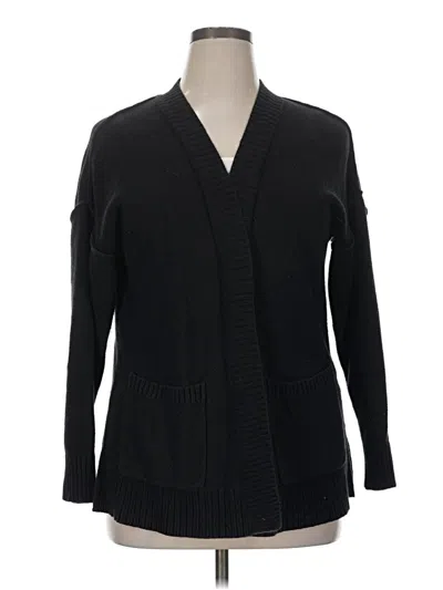 Pre-owned Sonoma Goods For Life Cardigan Sweater In Black
