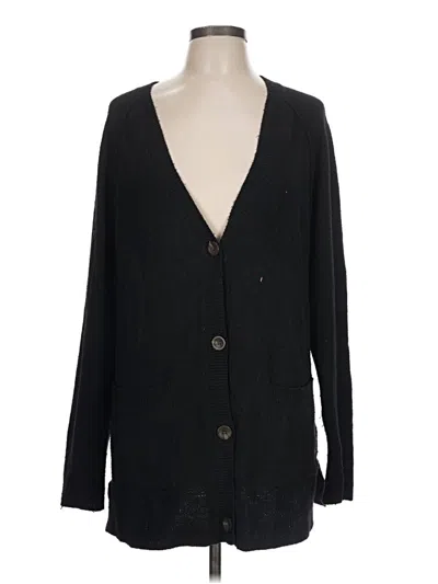 Pre-owned Sonoma Goods For Life Cardigan Sweater In Black