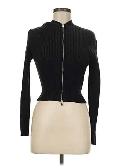 Pre-owned Sonoma Goods For Life Cardigan Sweater In Black