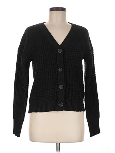 Pre-owned Sonoma Goods For Life Cardigan Sweater In Black