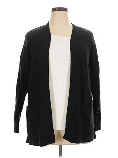 Pre-owned Sonoma Goods For Life Cardigan Sweater In Black