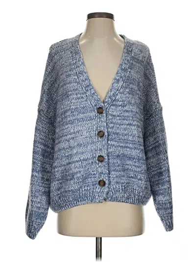 Pre-owned Sonoma Goods For Life Cardigan Sweater In Blue