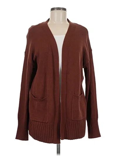 Pre-owned Sonoma Goods For Life Cardigan Sweater In Brown