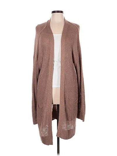 Pre-owned Sonoma Goods For Life Cardigan Sweater In Brown