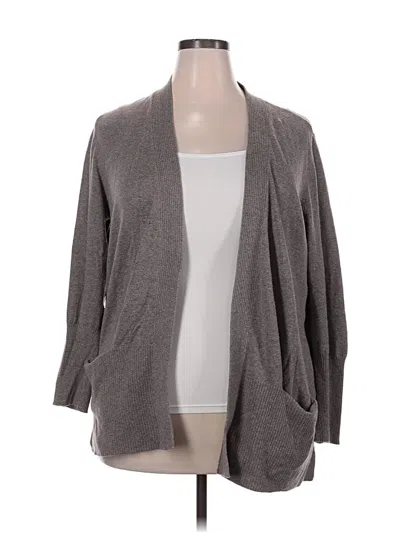 Pre-owned Sonoma Goods For Life Cardigan Sweater In Gray