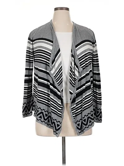Pre-owned Sonoma Goods For Life Cardigan Sweater In Gray