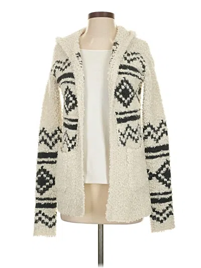 Pre-owned Sonoma Goods For Life Cardigan Sweater In Ivory