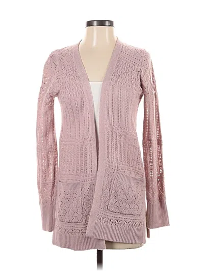 Pre-owned Sonoma Goods For Life Cardigan Sweater In Pink