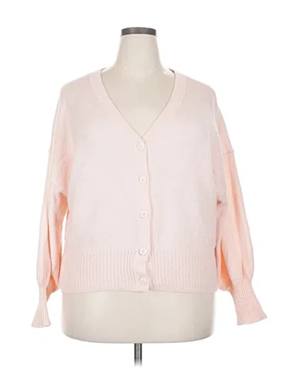 Pre-owned Sonoma Goods For Life Cardigan Sweater In Pink