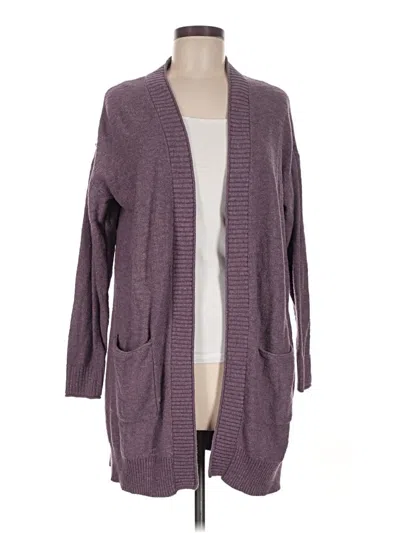 Pre-owned Sonoma Goods For Life Cardigan Sweater In Purple