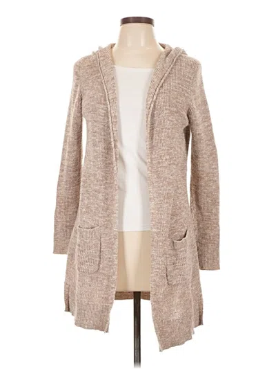 Pre-owned Sonoma Goods For Life Cardigan Sweater In Tan
