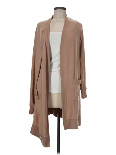 Pre-owned Sonoma Goods For Life Cardigan Sweater In Tan
