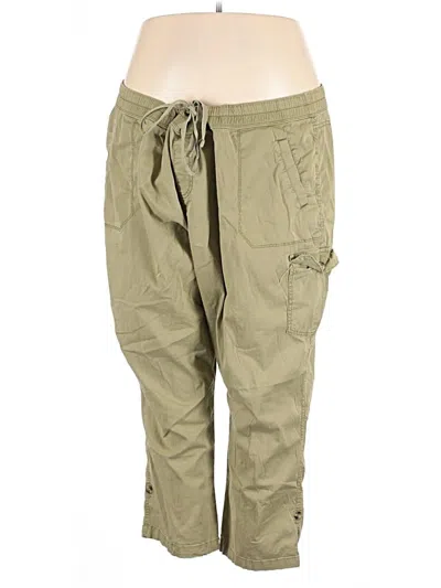 Pre-owned Sonoma Goods For Life Cargo Pants In Green