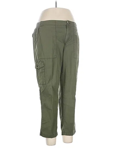 Pre-owned Sonoma Goods For Life Cargo Pants In Green