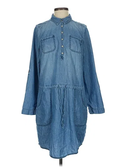 Pre-owned Sonoma Goods For Life Casual Dress In Blue
