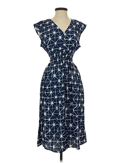 Pre-owned Sonoma Goods For Life Casual Dress In Blue