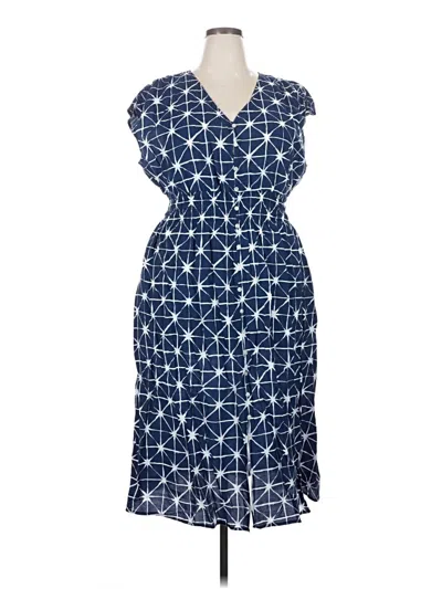 Pre-owned Sonoma Goods For Life Casual Dress In Blue