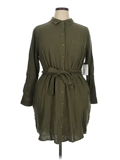 Sonoma Goods For Life Casual Dress In Green