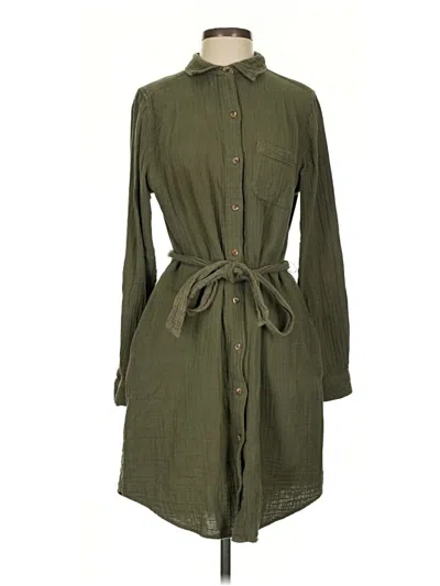 Pre-owned Sonoma Goods For Life Casual Dress In Green