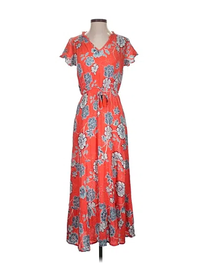 Pre-owned Sonoma Goods For Life Casual Dress In Orange