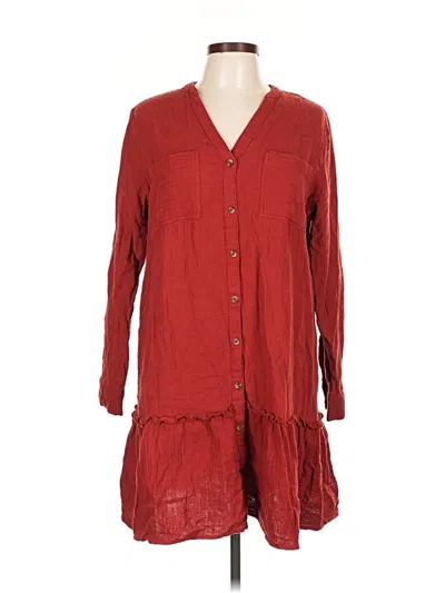 Pre-owned Sonoma Goods For Life Casual Dress In Red