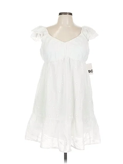 Sonoma Goods For Life Casual Dress In White
