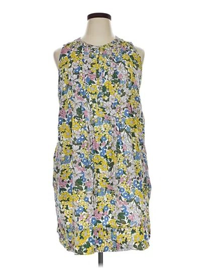 Pre-owned Sonoma Goods For Life Casual Dress In Yellow