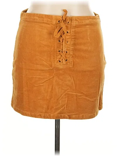 Pre-owned Sonoma Goods For Life Casual Skirt In Tan