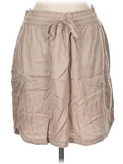 Pre-owned Sonoma Goods For Life Casual Skirt In Tan