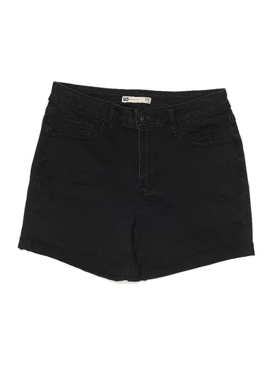 Pre-owned Sonoma Goods For Life Denim Shorts In Black