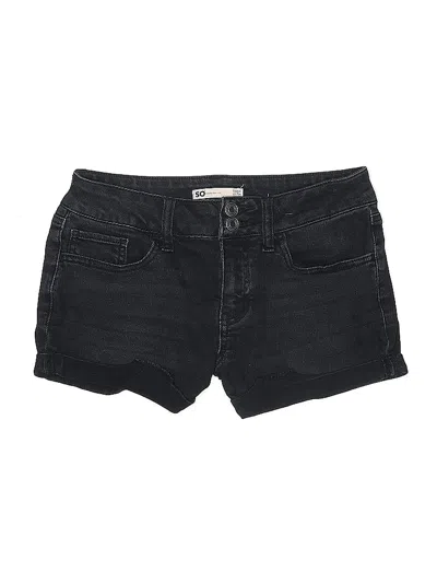 Pre-owned Sonoma Goods For Life Denim Shorts In Black