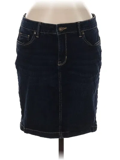 Pre-owned Sonoma Goods For Life Denim Skirt In Blue