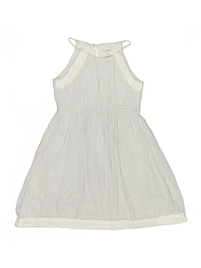 Pre-owned Sonoma Goods For Life Kids' Dress In Ivory