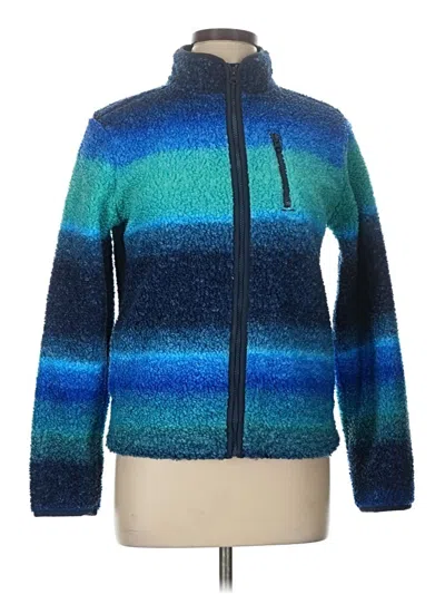Pre-owned Sonoma Goods For Life Fleece Jacket In Blue