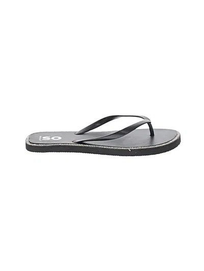 Pre-owned Sonoma Goods For Life Flip Flops In Black