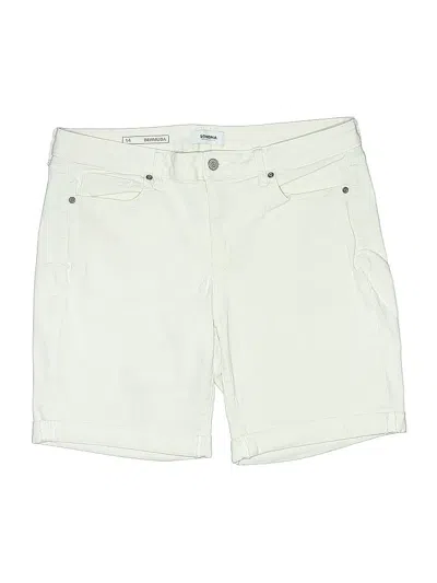 Pre-owned Sonoma Goods For Life Khaki Shorts In White