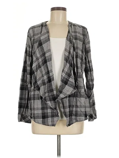 Pre-owned Sonoma Goods For Life Kimono In Gray