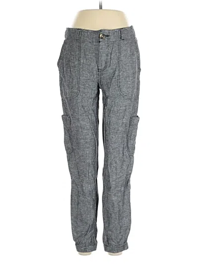 Pre-owned Sonoma Goods For Life Linen Pants In Gray